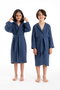 Mijölnir Albornoz para niños Muslin - Azul marino - Talla 5/6
